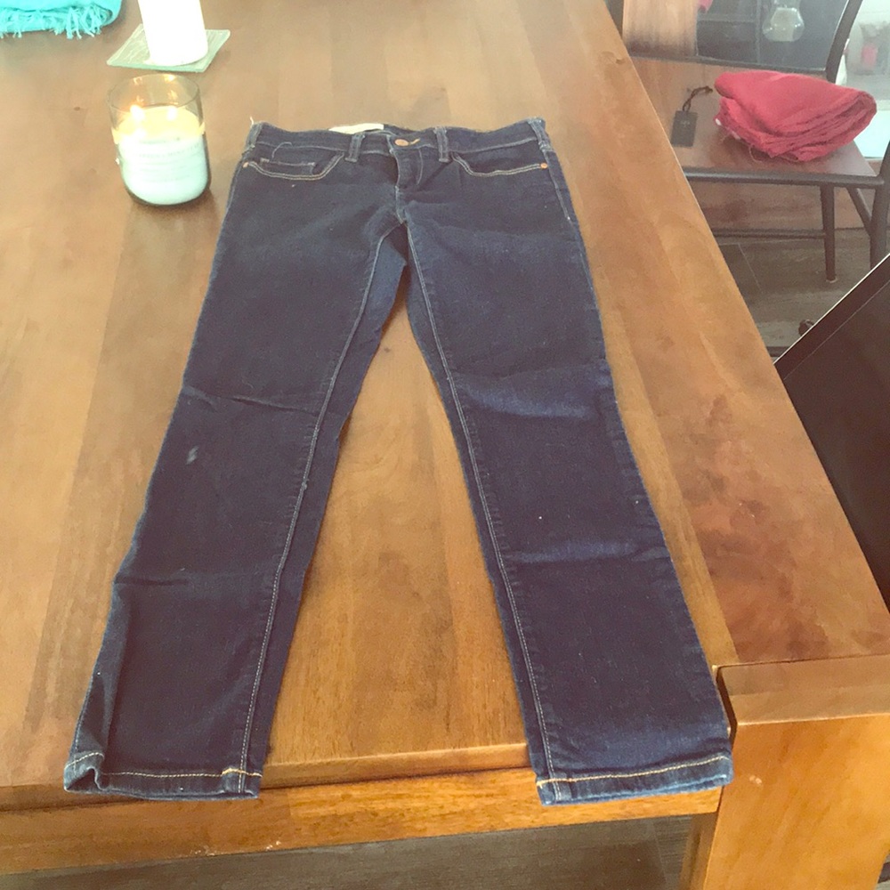 Denim skinny jeans